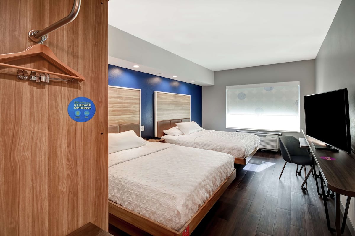 Chambre, 2 grands lits