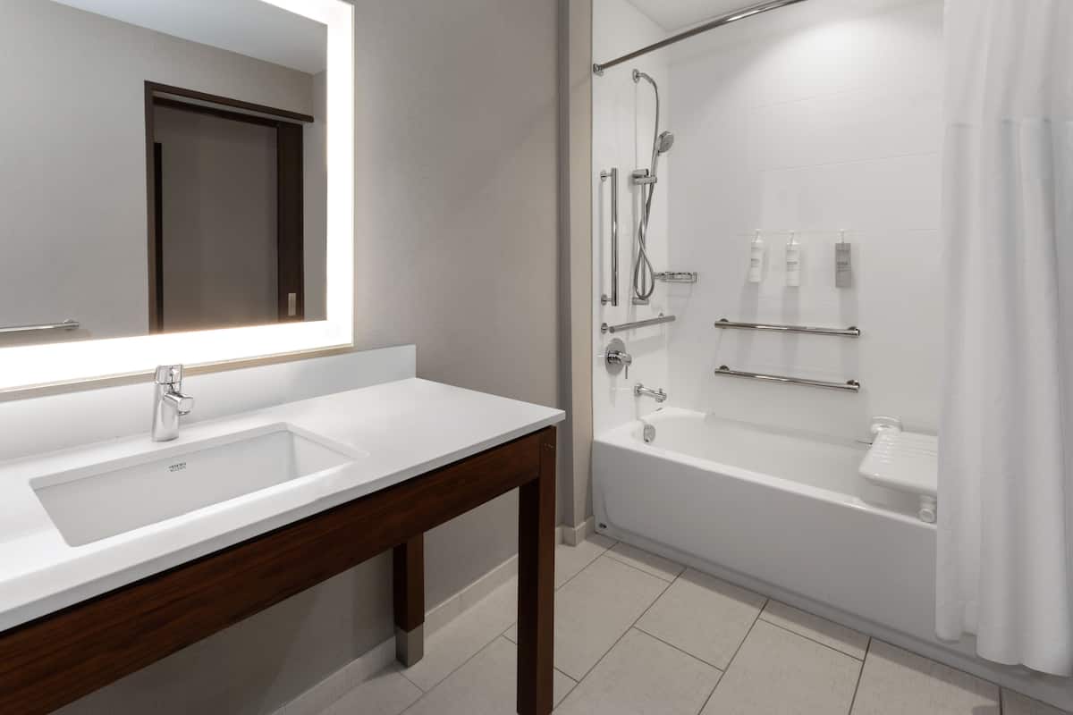 free toiletries, hair dryer, towels, soap