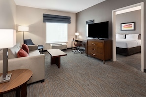 In-room safe, desk, laptop workspace, blackout drapes
