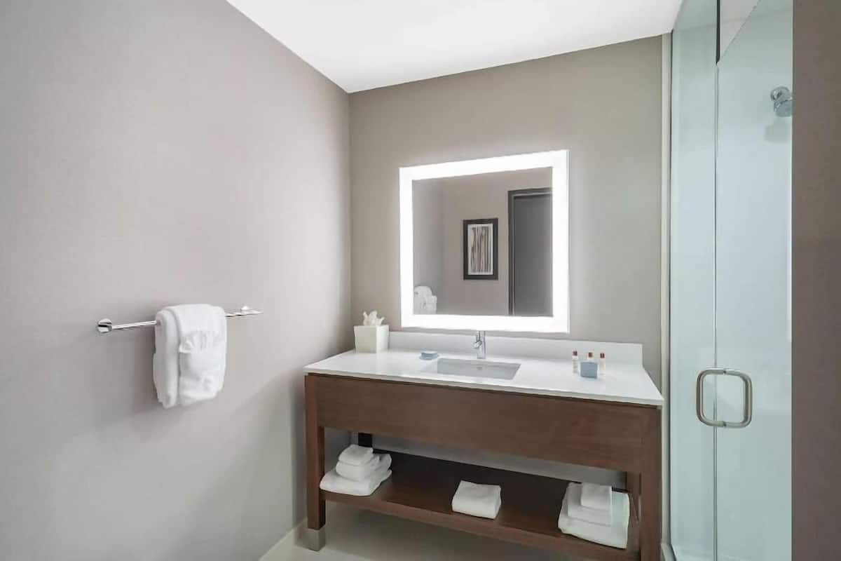 Badezimmer | Kostenlose Toilettenartikel, Haartrockner, Handtücher, Seife