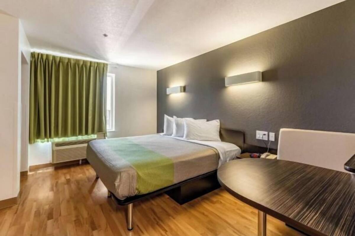 Desk, blackout curtains, iron/ironing board, free WiFi