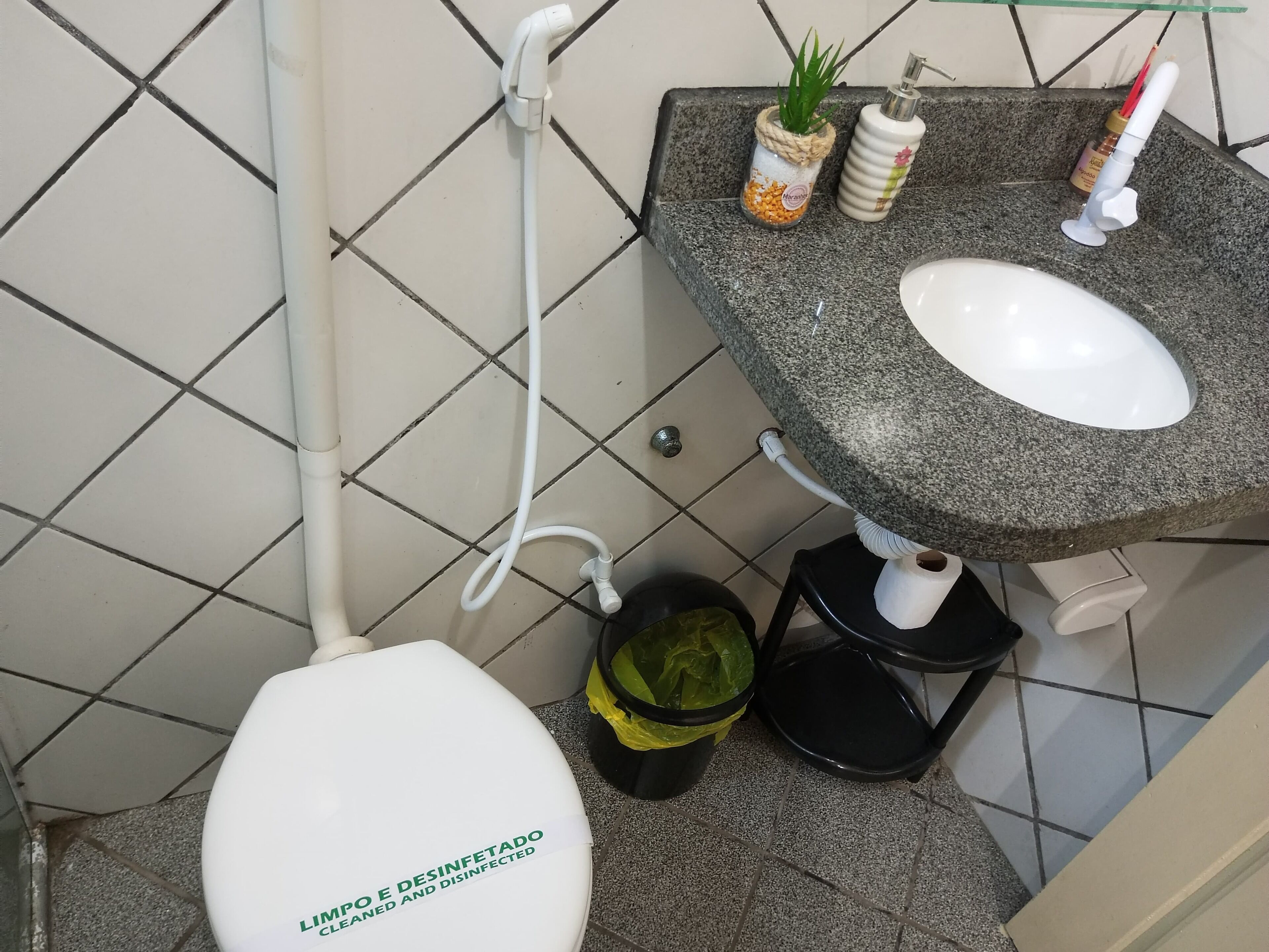 individual | bathroom | shower, free toiletries, hair dryer, towels