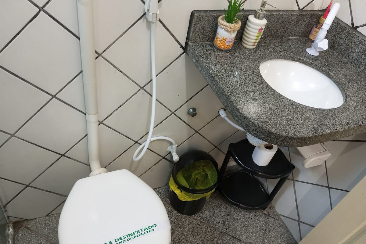 individual | bathroom | shower, free toiletries, hair dryer, towels