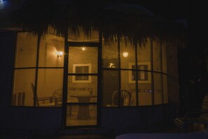 Front of property – evening/night - Antigua Lodge (El Cuyo)