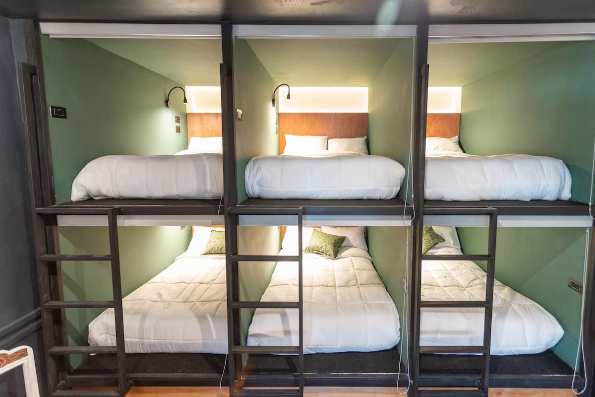 Hypo-allergenic bedding available, down comforters, soundproofing