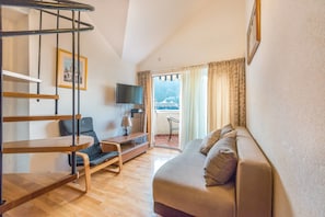 Apartment, 2 Bedrooms, Balcony, Sea View | Living area | Flat-screen TV - Apartments Ivardic (Kotor)