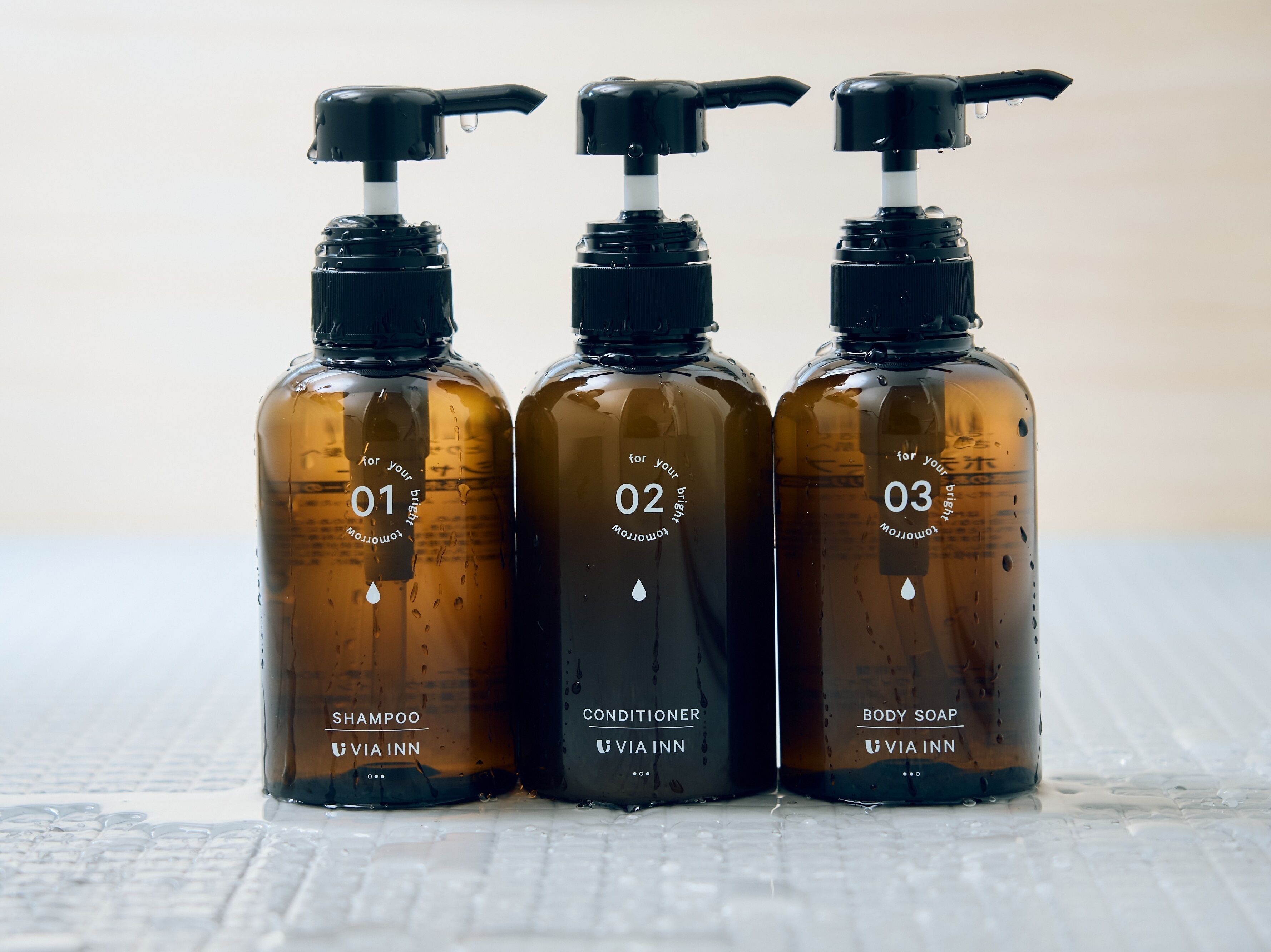 eco-friendly toiletries, hair dryer, slippers, bidet