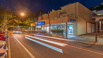 Front of property - evening/night