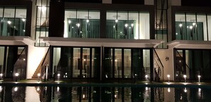 Front of property - evening/night