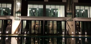 Front of property - evening/night