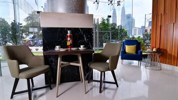 Lobby sitting area