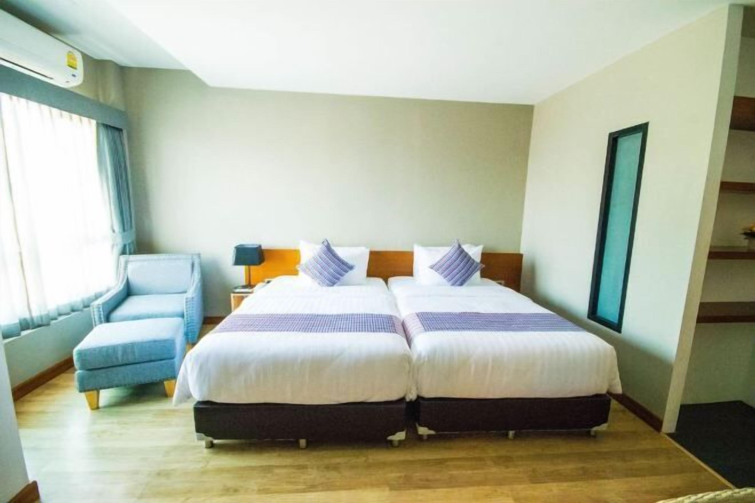 Minibar, mörkläggningsgardiner, gratis wi-fi och sängkläder