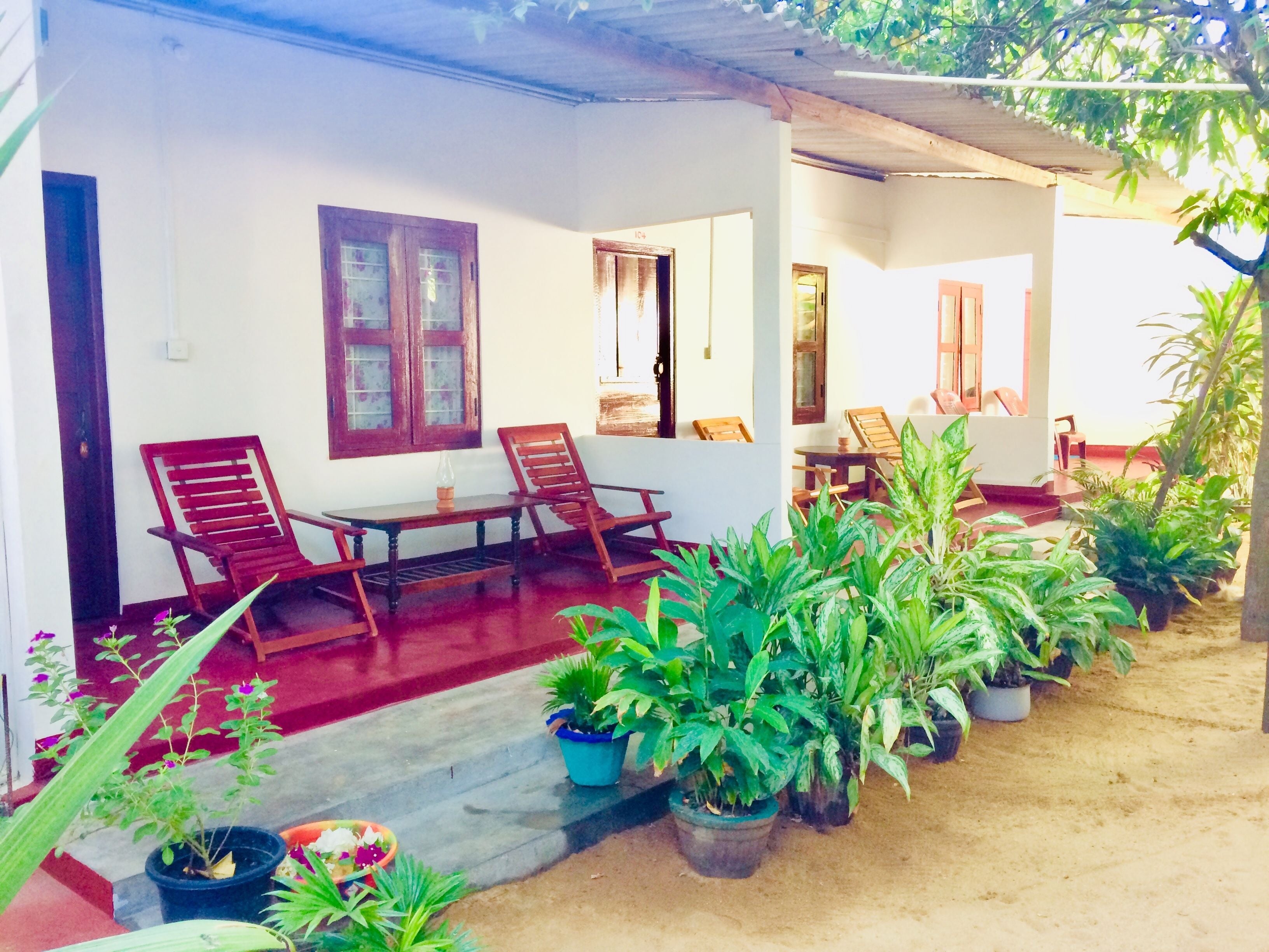 Deluxe Triple Room, Smoking, Garden Area | Terrace/patio