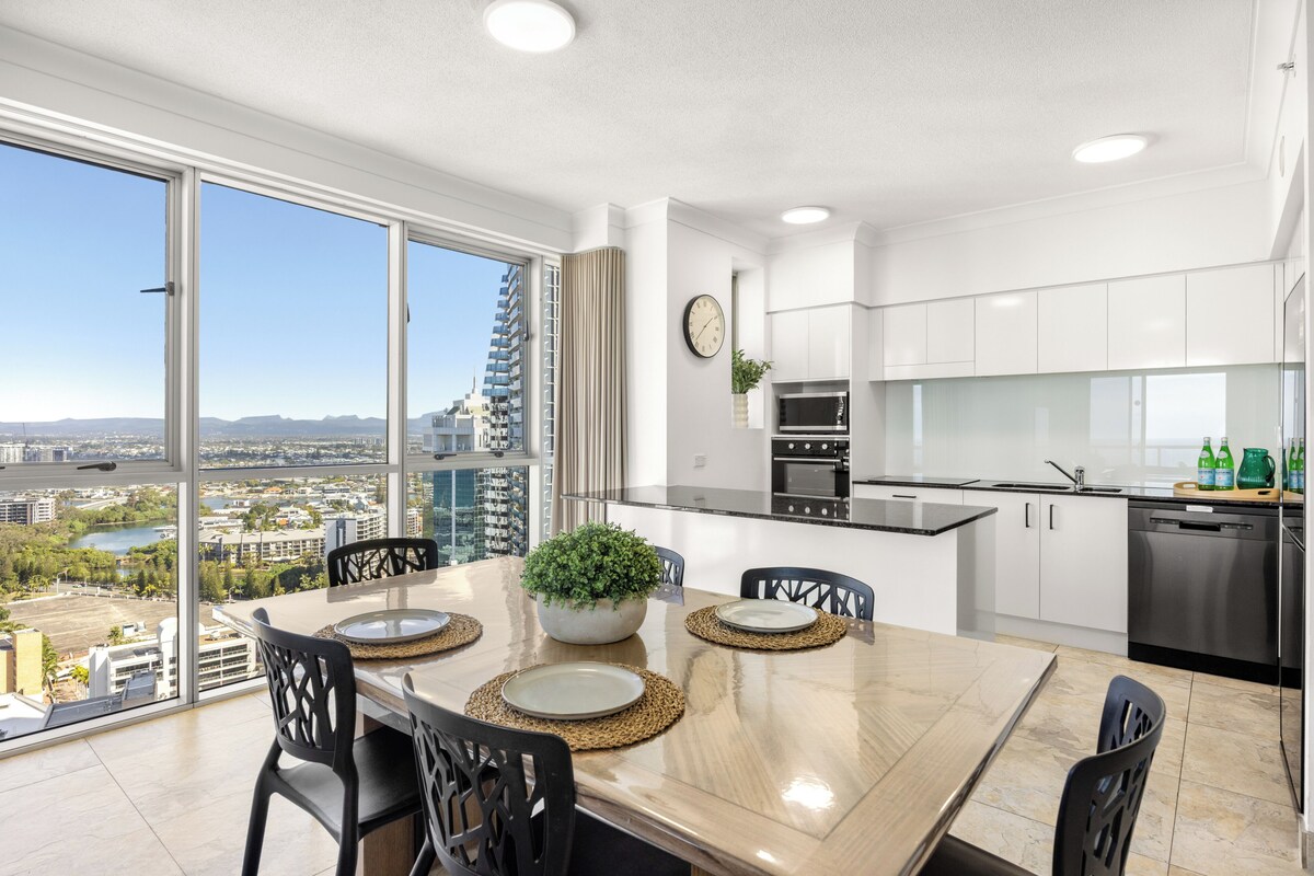 标准公寓, 3 间卧室, 双浴室, 海洋景观 | 客房内用餐