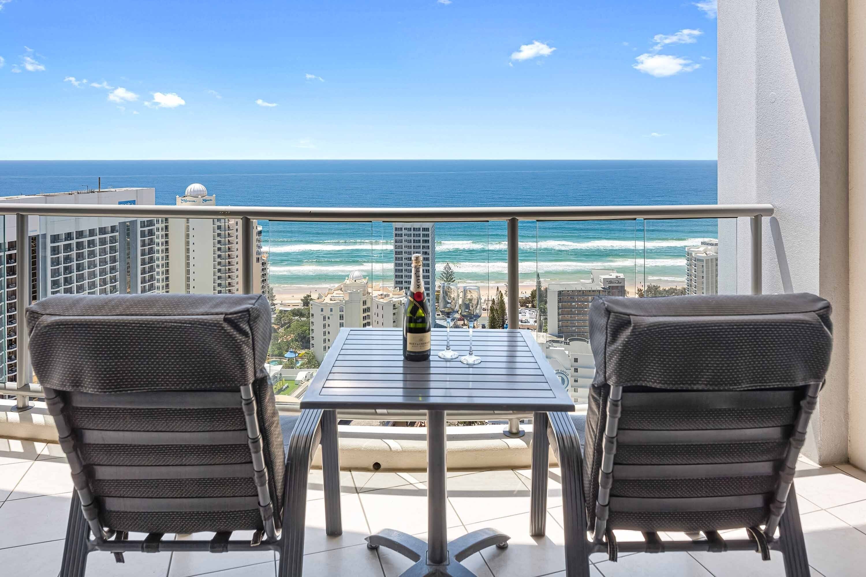 Apartment, 2 Bedrooms, 2 Bathrooms, Ocean View | Balcony