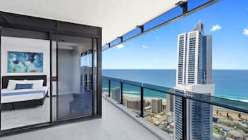 Penthouse, 3 kamar tidur, 2 kamar mandi, pemandangan samudra | Pemandangan balkon