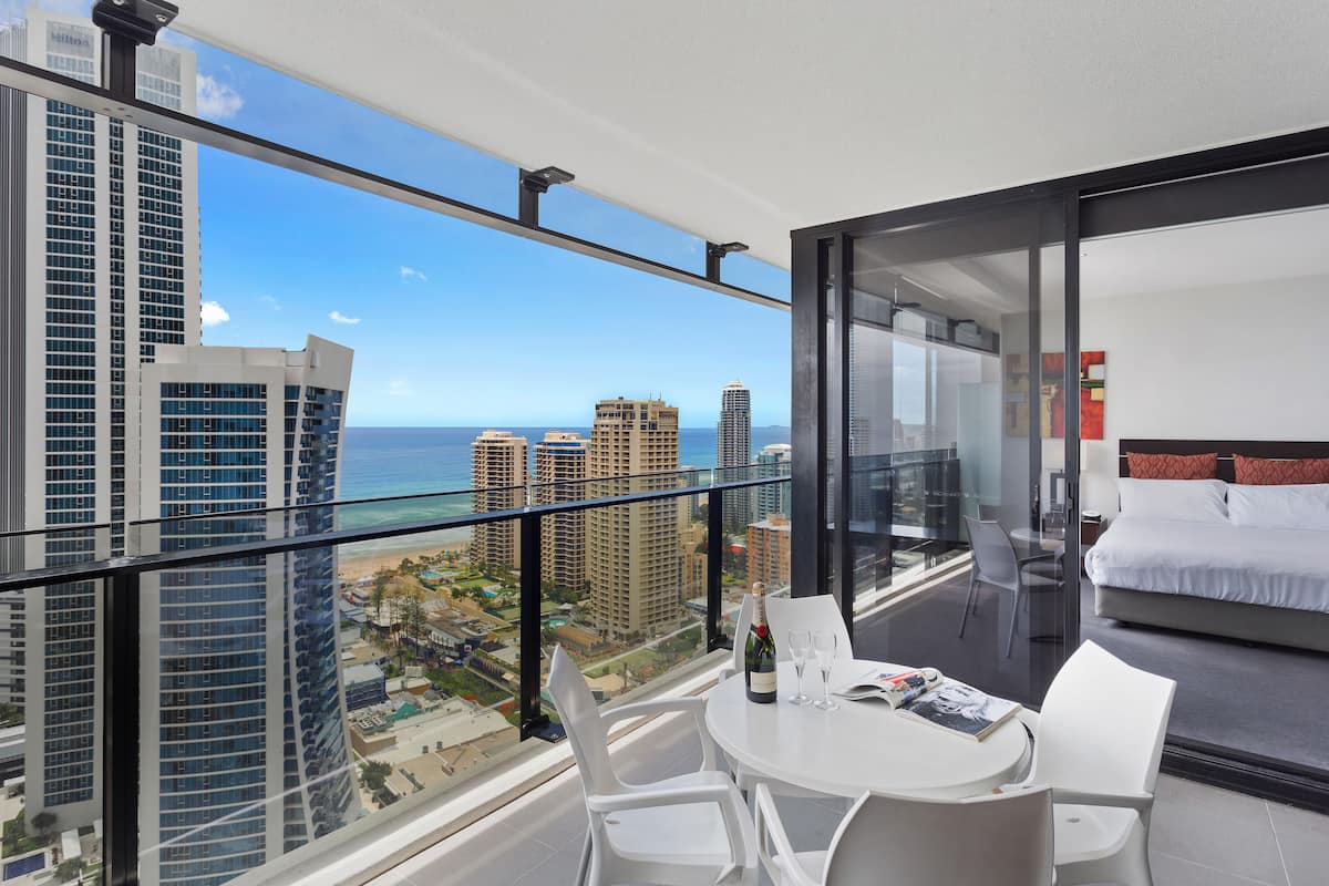 Standard-Apartment, 1 Schlafzimmer, Meerblick | Balkon