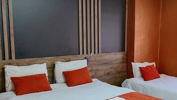Standard Triple Room, Balcony | Premium bedding, soundproofing, free WiFi, bed sheets
