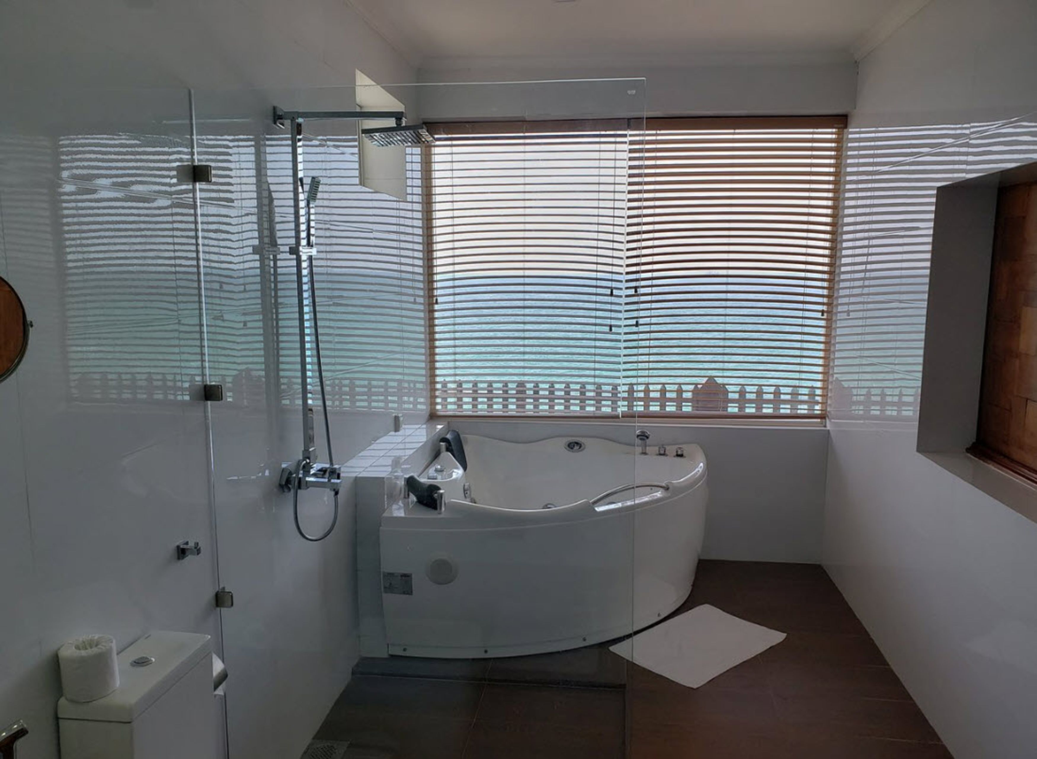 superior double room, jetted tub | view from room