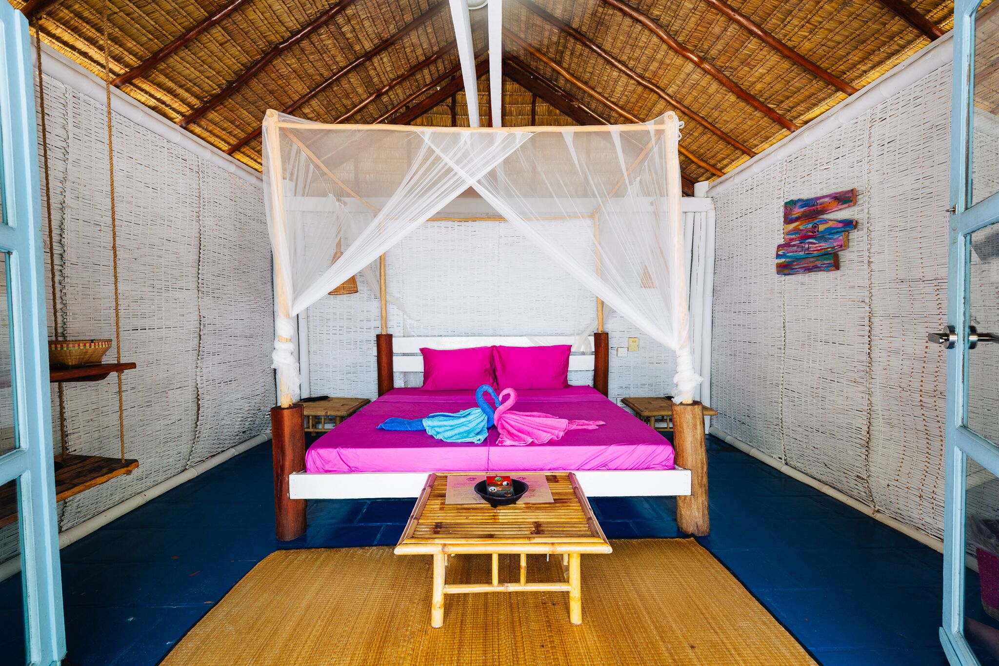 deluxe double room | premium bedding, in-room safe, desk, laptop workspace