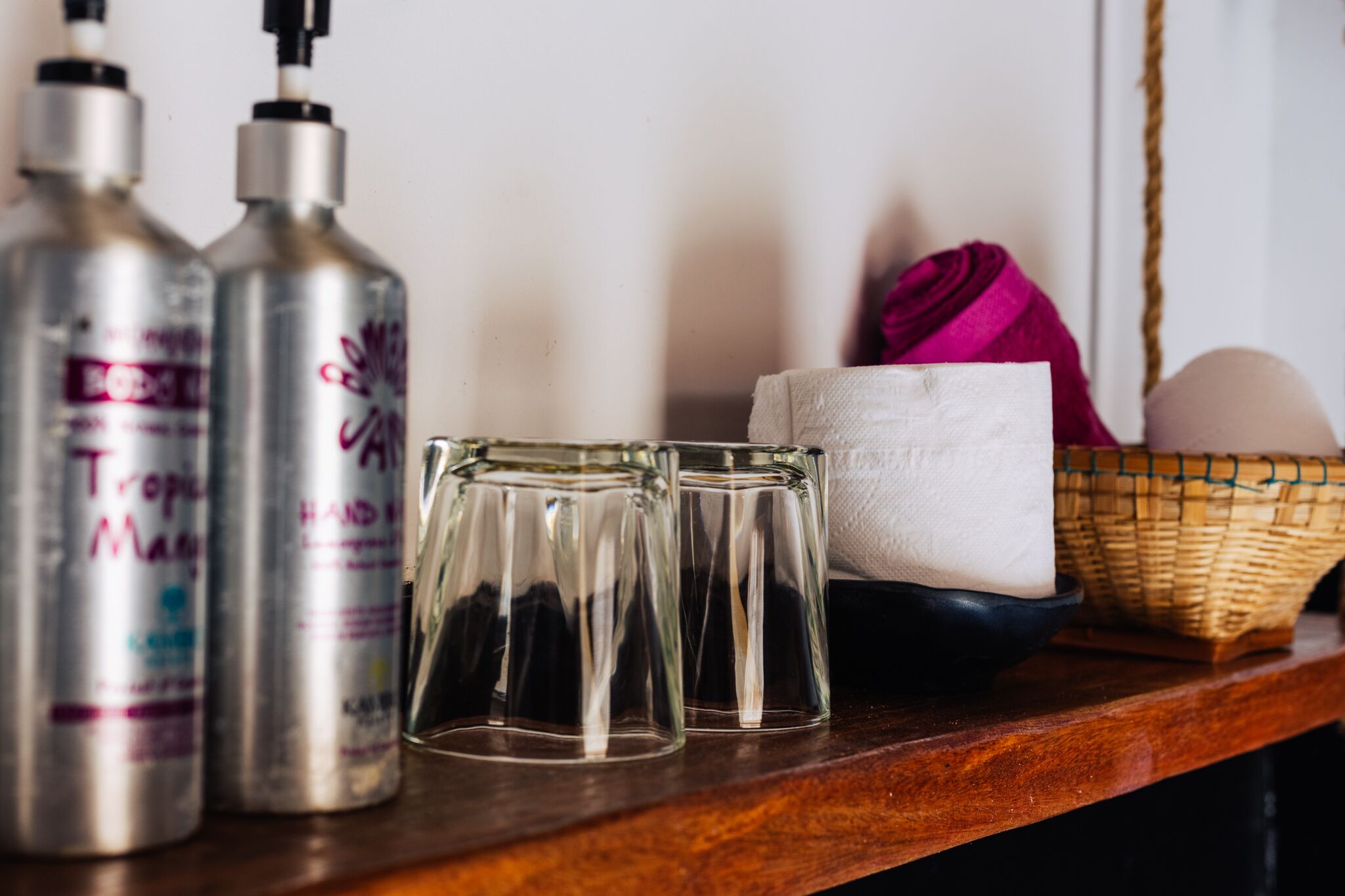 shower, bathrobes, towels