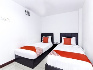 Standard Twin Room, 2 Single Beds | Free WiFi, bed sheets - Hotel O D'Elegant (Kuala Lumpur)