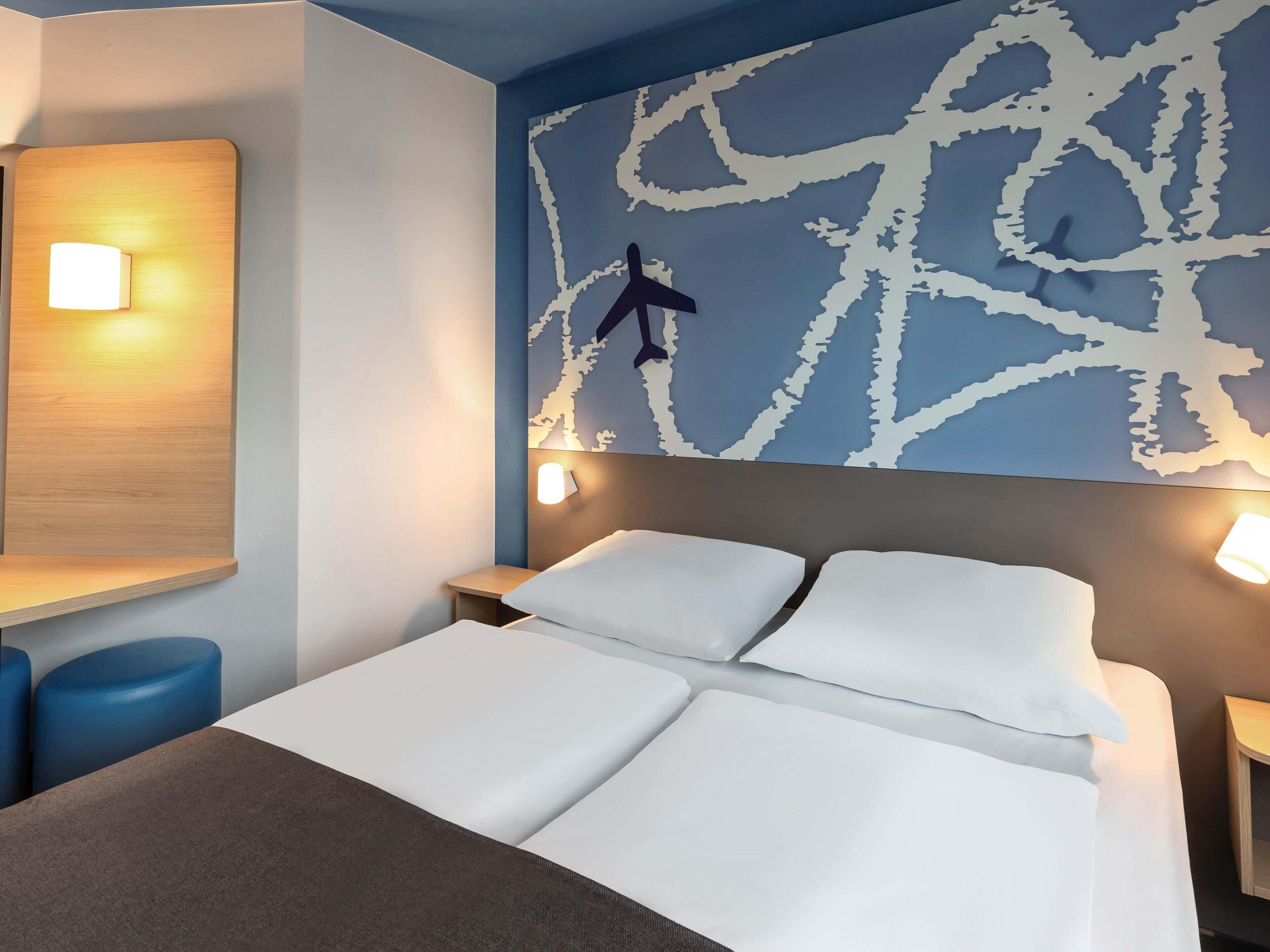 Doppelzimmer | Schreibtisch, schallisolierte Zimmer, Bettwäsche