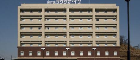 Façana frontal de l'allotjament