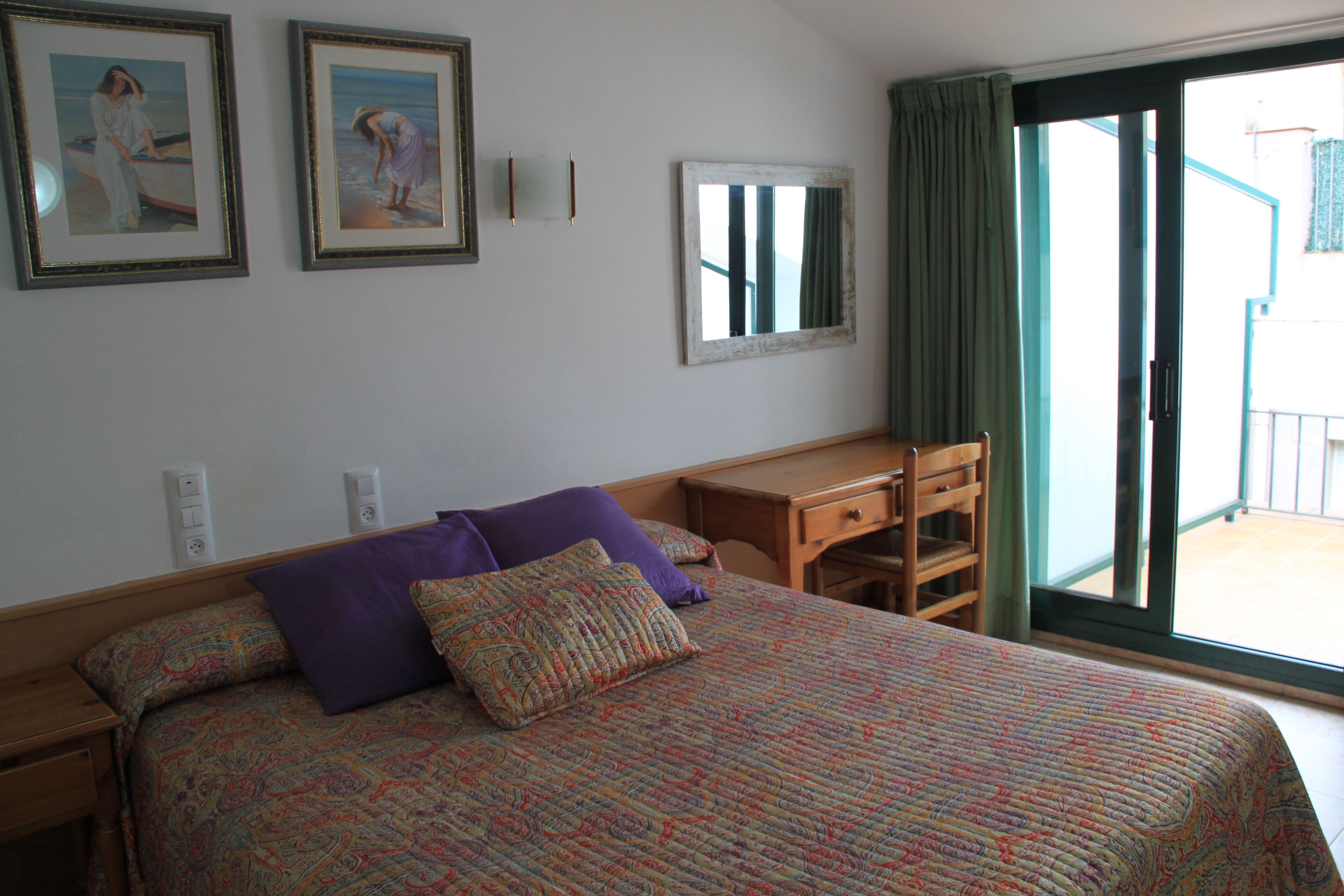 double room | desk, blackout curtains, soundproofing, iron/ironing board