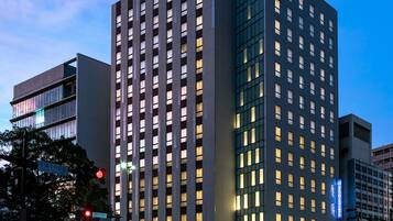 Front of property – evening/night