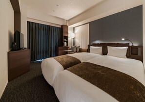 Hollywood Twin, Non Smoking | Down duvets, in-room safe, soundproofing, free WiFi - Daiwa Roynet Hotel Chiba - Chuo (Chiba)