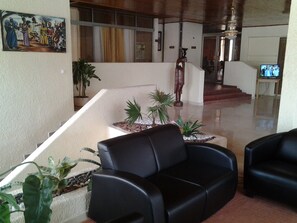 Sitteområde i lobbyen