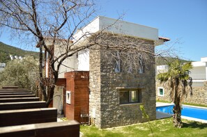 Majoituspaikan julkisivu