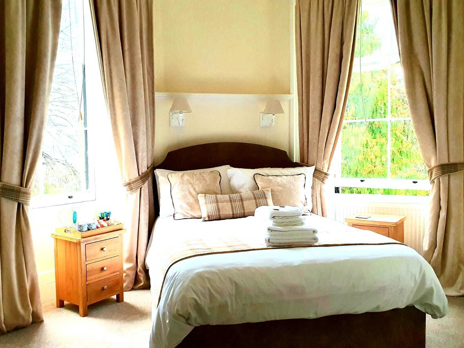 Double Room, 1 Double Bed, Garden View | Premium bedding, blackout curtains, iron/ironing board, free WiFi