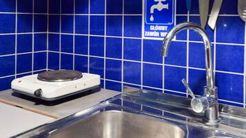 Classic Apartment, 1 Bedroom, Balcony | Private kitchen | Fridge, microwave, stovetop, dishwasher