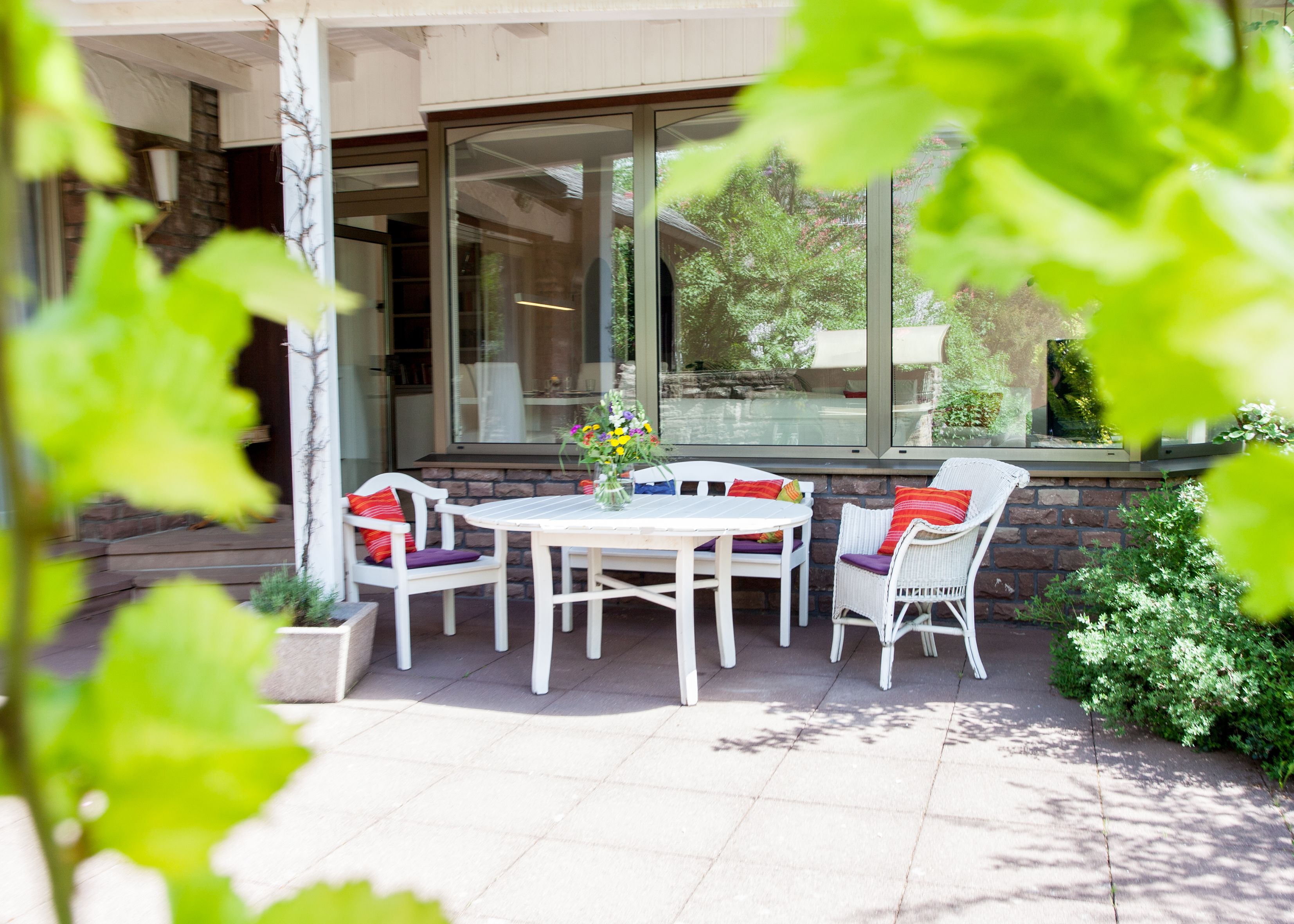 Leilighet, 3 soverom, terrasse, hageområde | Terrasse/patio