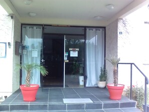 Entrée de l’hébergement