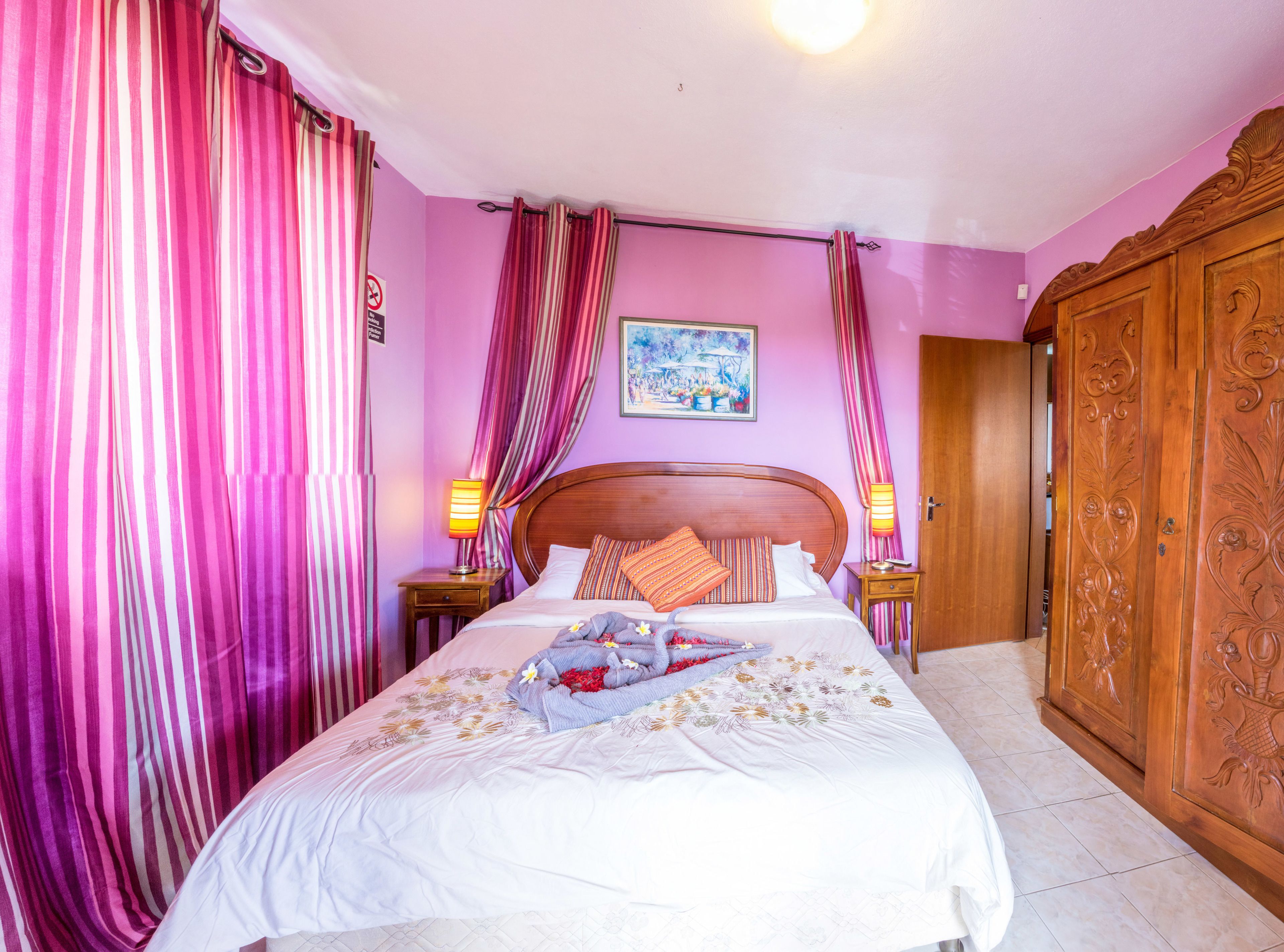 1 bedroom, desk, soundproofing, iron/ironing board