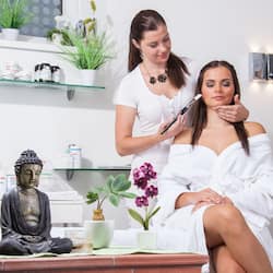 Sauna, body treatments, hot stone massages, deep-tissue massages