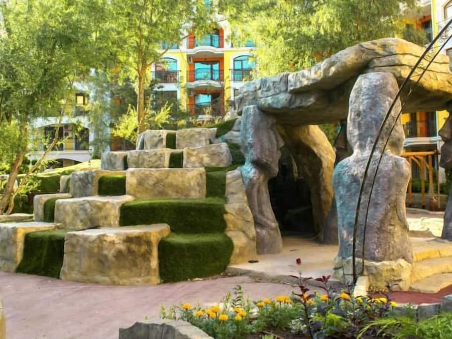 Overnatningsstedets facade