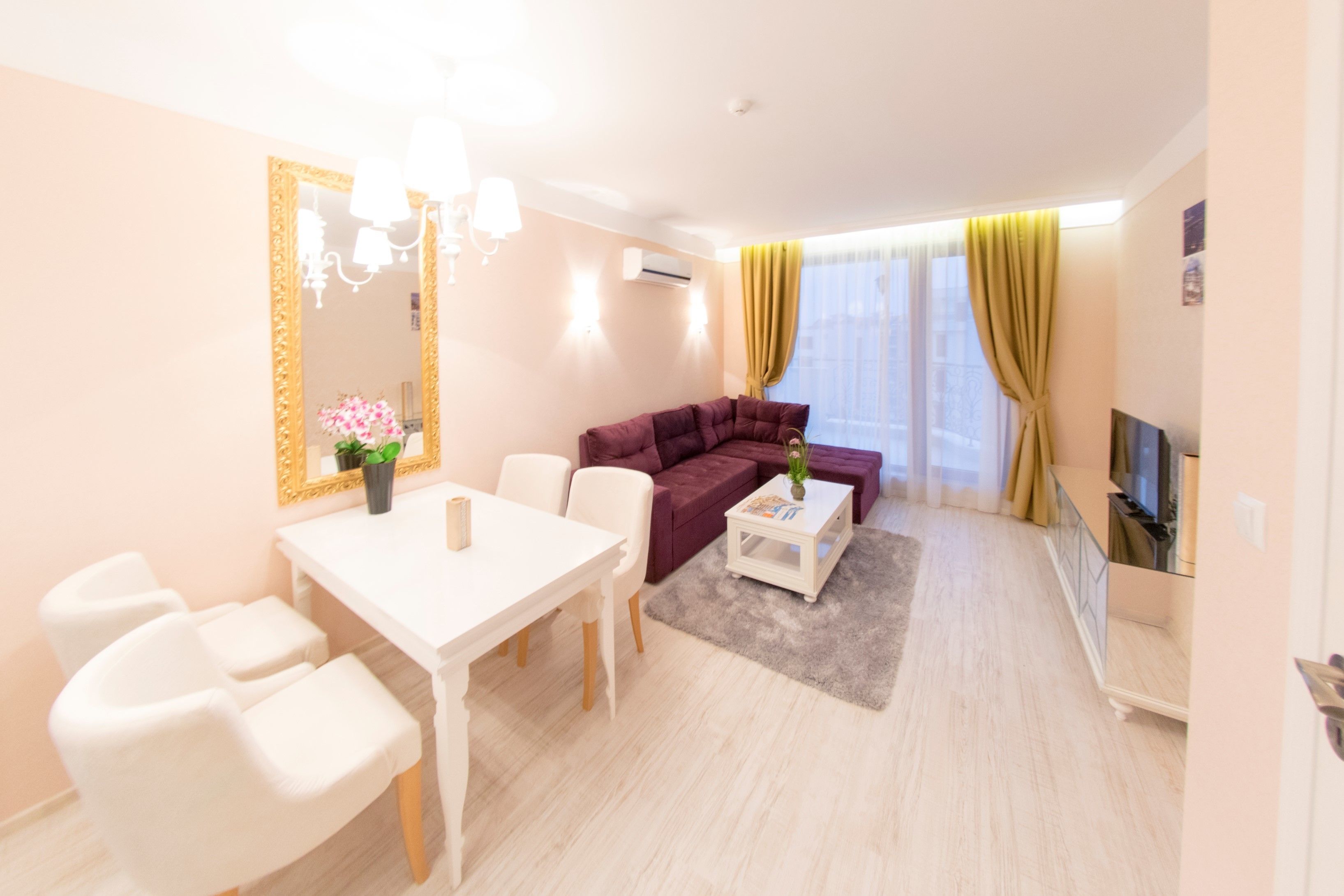 Deluxe-Apartment, 1 Schlafzimmer | Wohnbereich