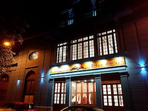 Front of property – evening/night