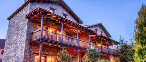 Front of property - evening/night