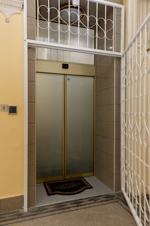 Interior entrance