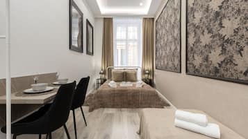 Standaard Twin kamer | Geluiddichte muren, een strijkplank/strijkijzer, gratis wifi, beddengoed