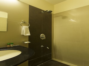 Double or Twin Room | Bilik Mandi | Kelengkapan dandanan diri percuma, tuala disediakan