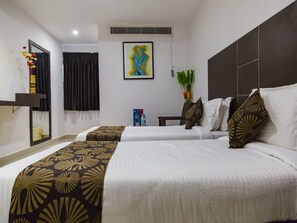 Free WiFi, bed sheets