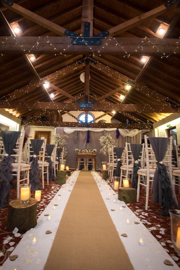 Indoor wedding