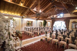 Área interna para casamento