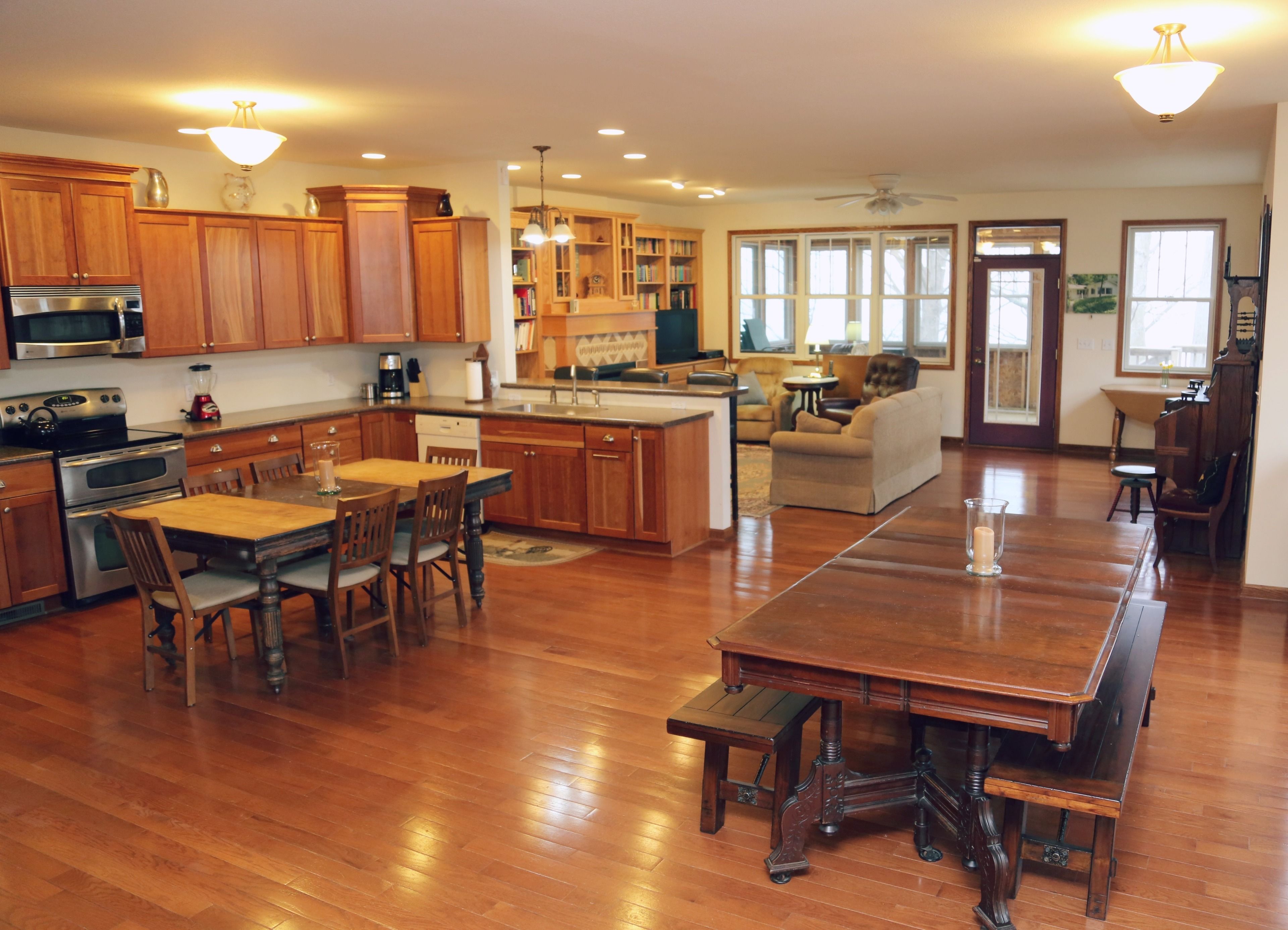 獨棟房屋, 5 間臥室, 海濱 | 起居區 | 平面電視、壁爐